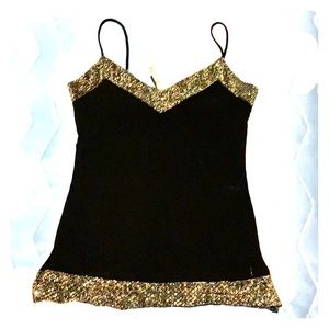 Tank top with sparkles on it